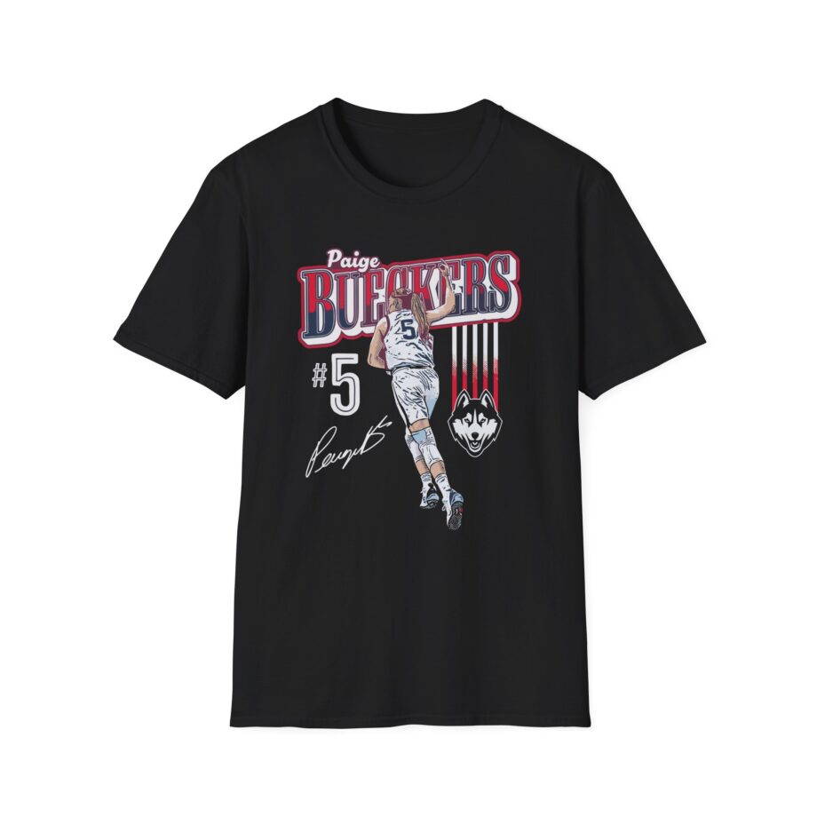 Paige Bueckers Paige Bueckers Comic Unisex Softstyle T-shirt