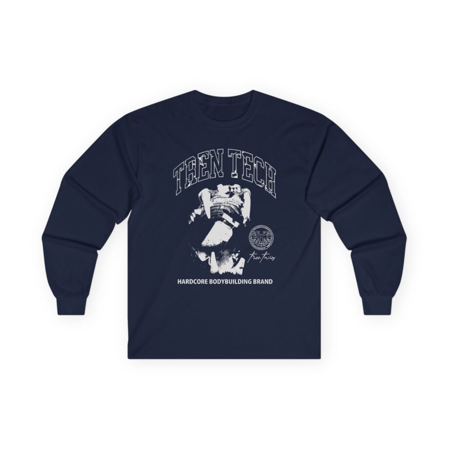 Tren Tech Hardcore Bodybuilding Brand Unisex Ultra Cotton Long Sleeve Tee
