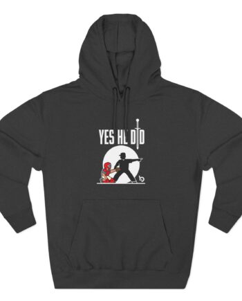 Trevor Bauer Yes He Did Three-Panel Fleece Hoodie