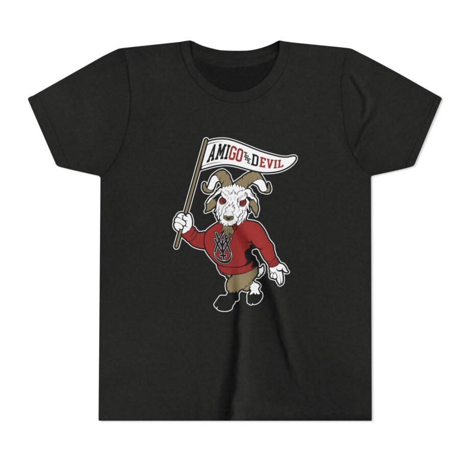 Amigo The Devil Go Evil Mascot Youth Short Sleeve Tee