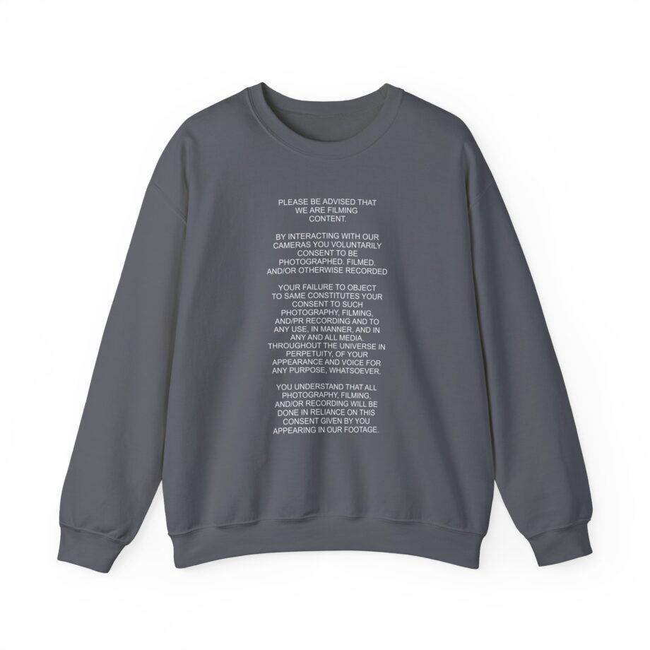 Nekrogoblikon We Are Filming Content Unisex Heavy Blend Crewneck Sweatshirt