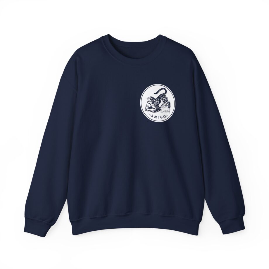 Amigo the Devil Tiger Unisex Heavy Blend Crewneck Sweatshirt