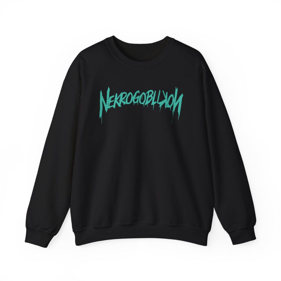 Nekrogoblikon Goblin Mode Crystal Wash Unisex Heavy Blend Crewneck Sweatshirt