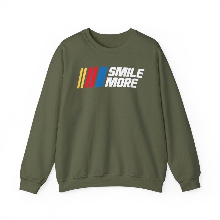 Roman Atwood Smile More Racing Unisex Heavy Blend Crewneck Sweatshirt