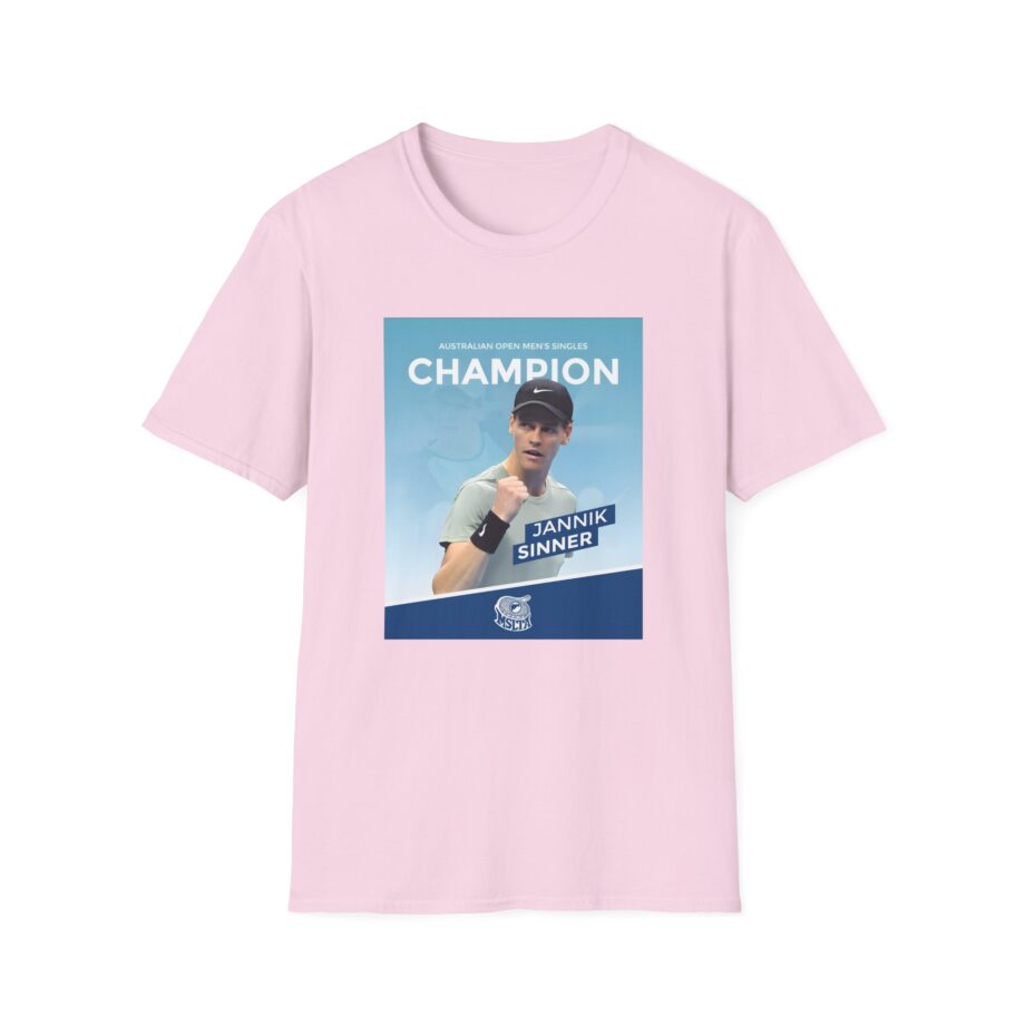 Jannik Sinner Australian Open Men's Singles Champion 2025 Unisex Softstyle T-Shirt
