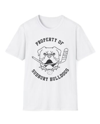 Shoresy Roperty of Sudbury Bulldog Unisex Softstyle T-shirt