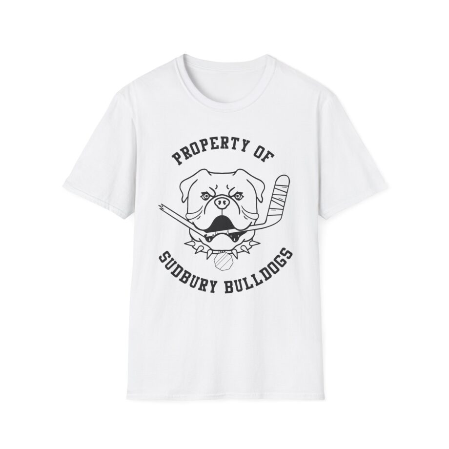 Shoresy Roperty of Sudbury Bulldog Unisex Softstyle T-shirt