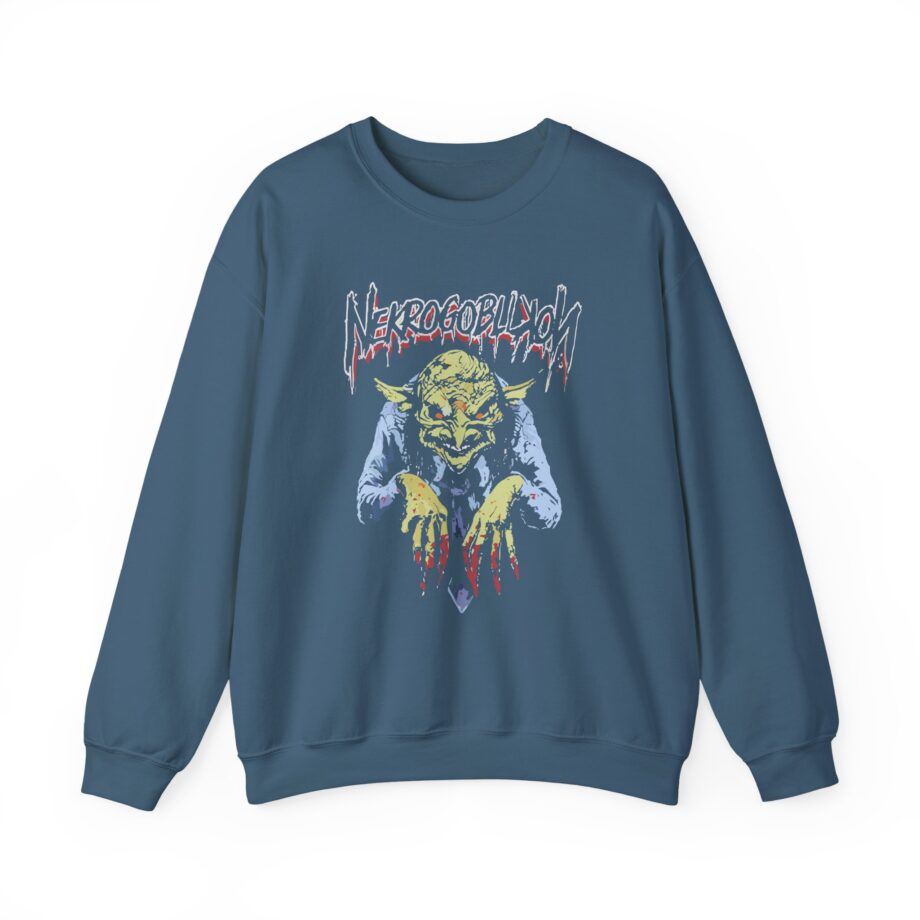 Nekrogoblikon Bloody Fingers Unisex Heavy Blend Crewneck Sweatshirt