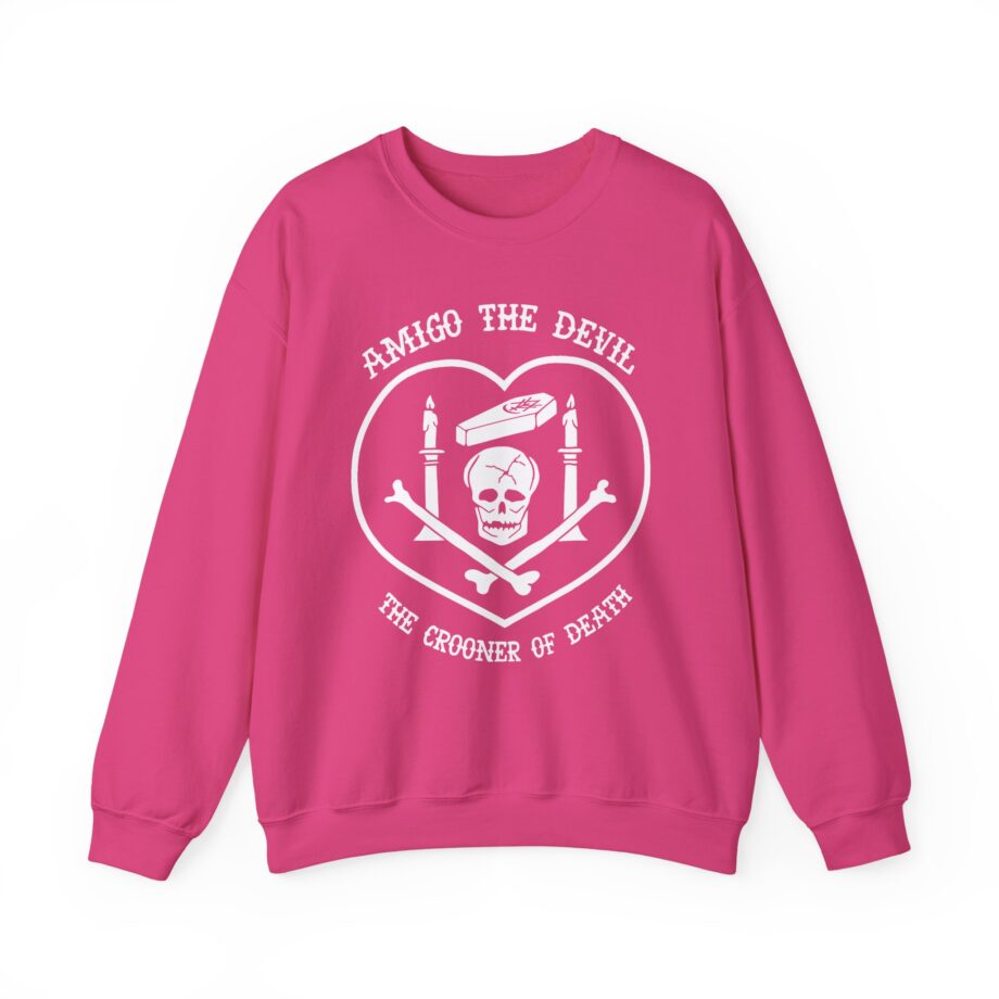 Amigo the Devil Crooner of Death Unisex Heavy Blend Crewneck Sweatshirt