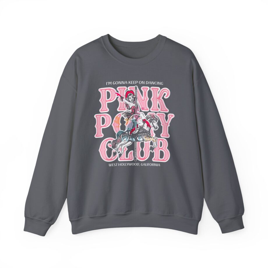 Chappell Roan Im Gonna Keep on Dancing Pink Pony Club Unisex Heavy Blend Crewneck Sweatshirt