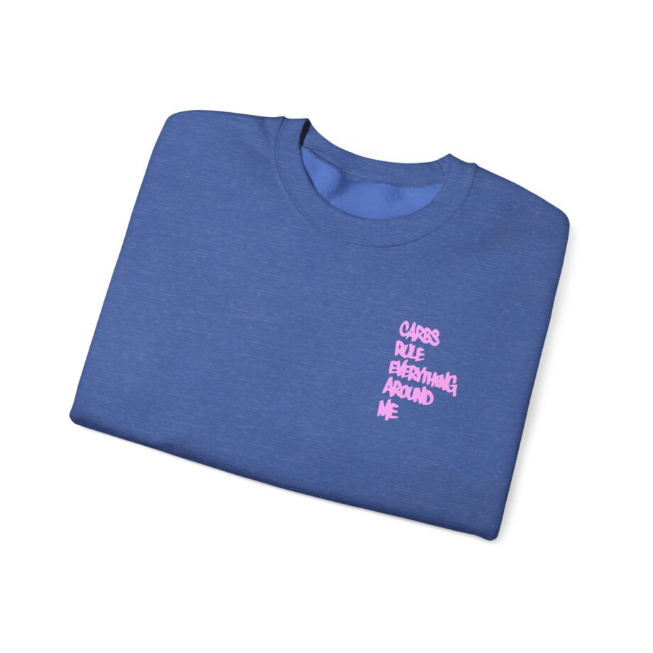 Method Man Carbs Rule Everything Around Me Unisex Heavy Blend Crewneck Sweatshirt