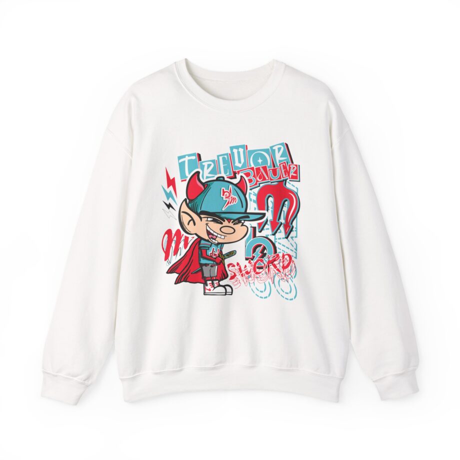 Trevor Bauer Diablo's Cartoon Three-panel Fleece Hoodie