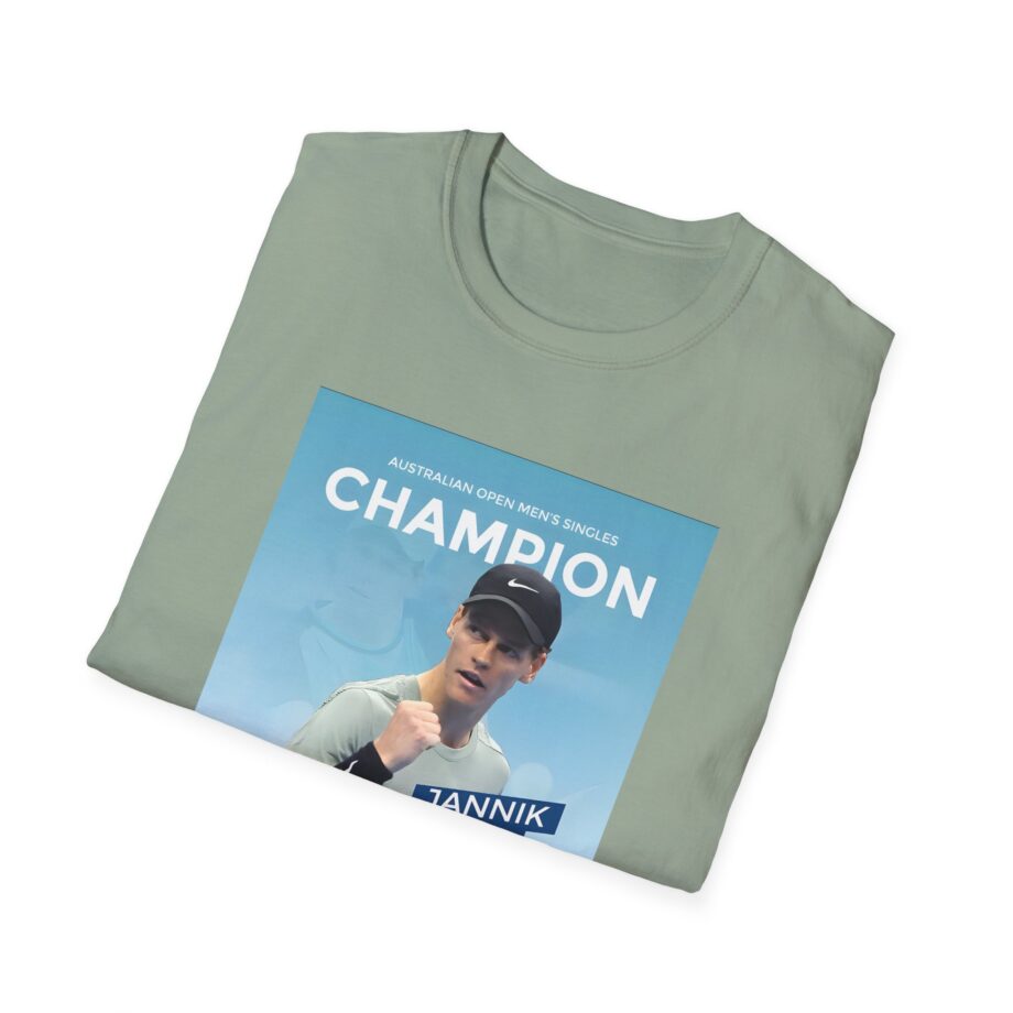 Jannik Sinner Australian Open Men's Singles Champion 2025 Unisex Softstyle T-Shirt