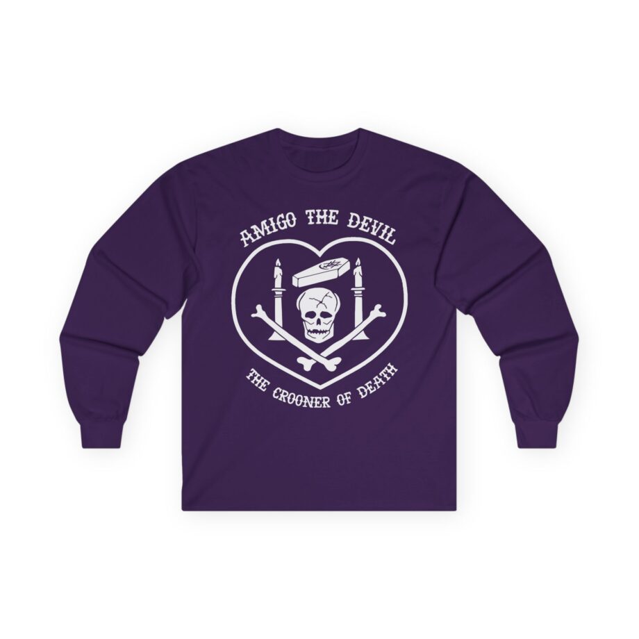 Amigo the Devil Crooner of Death Unisex Ultra Cotton Long Sleeve Tee