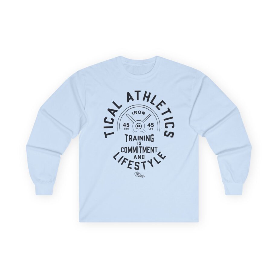Method Man Training is Commitment and Lifestyle Tical Athletic Unisex Ultra Cotton Long Sleeve Tee