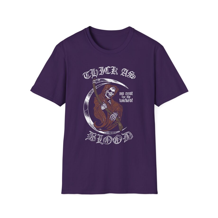 Thick as Blood No Rest Unisex Softstyle T-Shirt