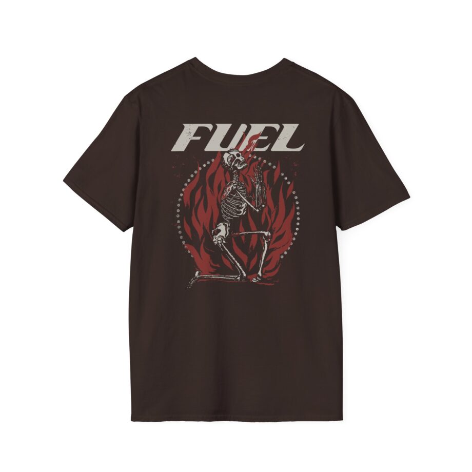 Fuel Camo Flame Prayer Unisex Softstyle T-shirt