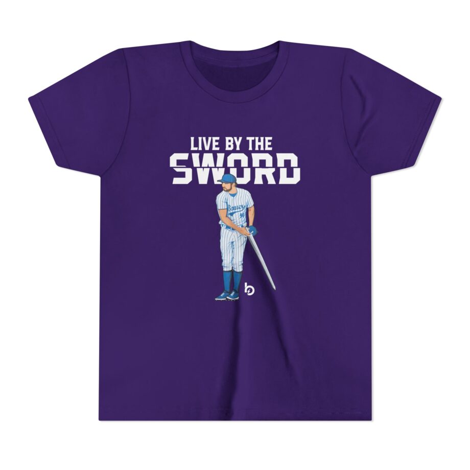Trevor Bauer Live By The Sword Youth Short Sleeve Tee