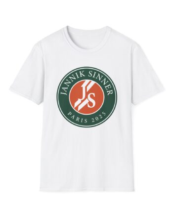 Jannik Sinner Paris 2025  Unisex Softstyle T-Shirt