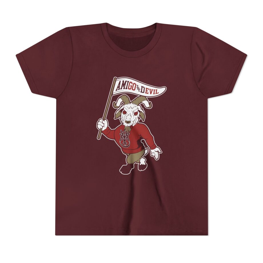 Amigo The Devil Go Evil Mascot Youth Short Sleeve Tee