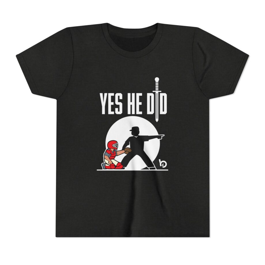 Trevor Bauer Yes He Did Youth Short Sleeve Tee