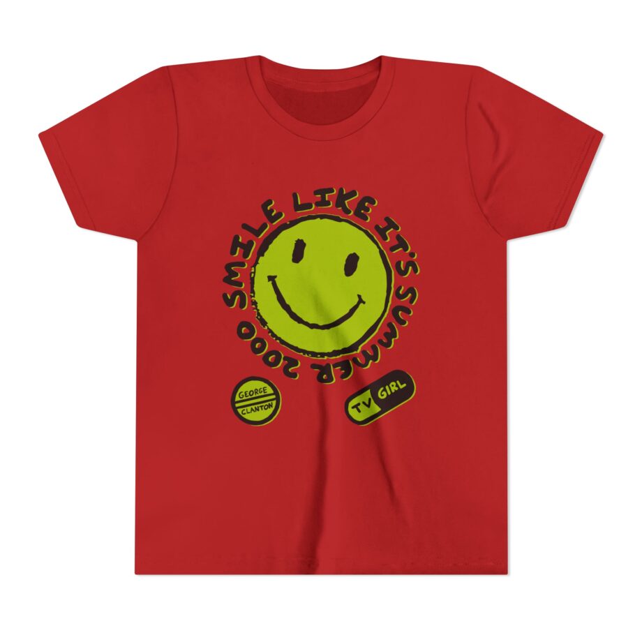 Tv Girl Smile Like It's Summer 2000 Youth Short Sleeve Tee