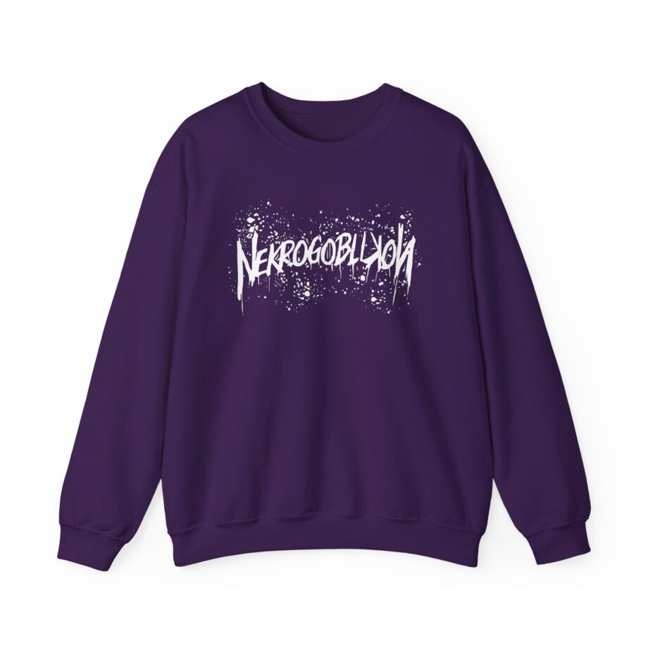 Nekrogoblikon Goblin Mode Raglan Unisex Heavy Blend Crewneck Sweatshirt
