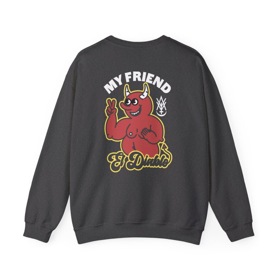 Amigo the Devil El Diablo Unisex Heavy Blend Crewneck Sweatshirt