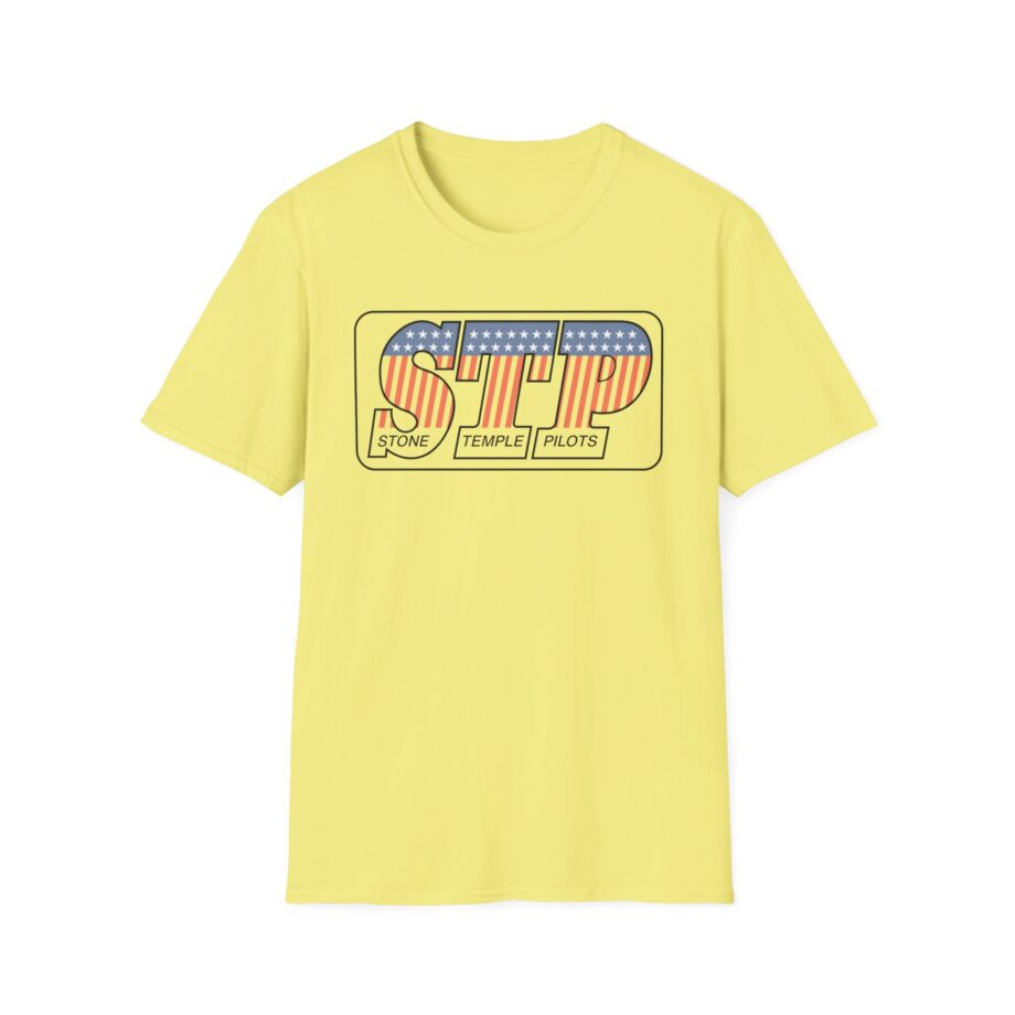 Stone Temple Pilots Stars & Stripes Ringer Unisex Softstyle T-Shirt
