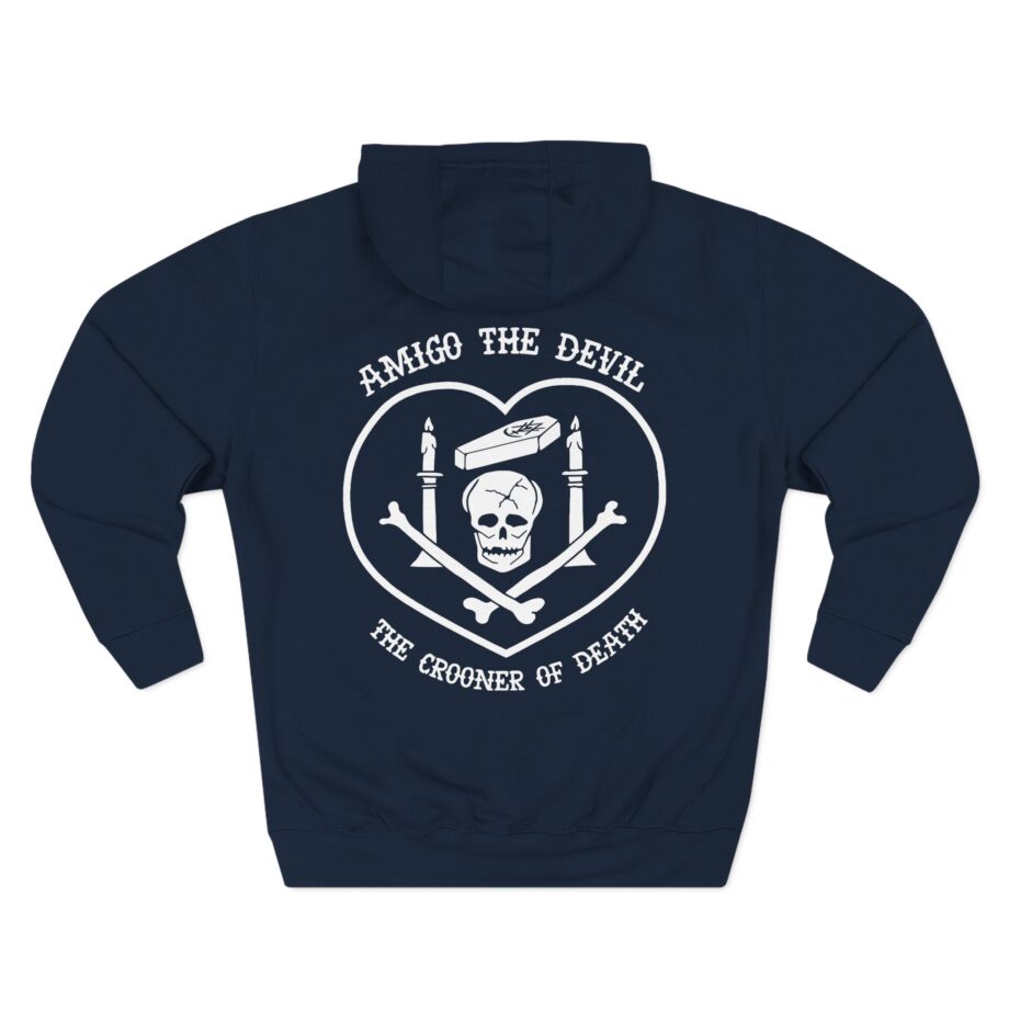 Amigo the Devil Crooner of Death Three-Panel Fleece Hoodie