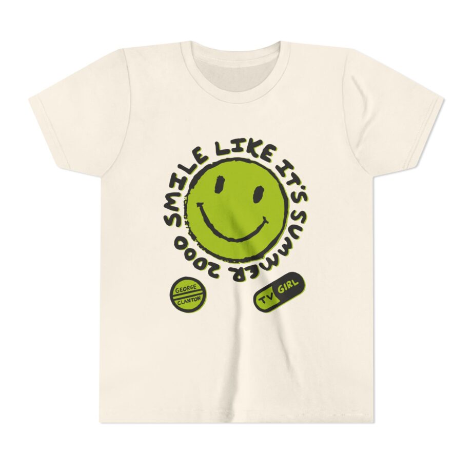 Tv Girl Smile Like It's Summer 2000 Youth Short Sleeve Tee