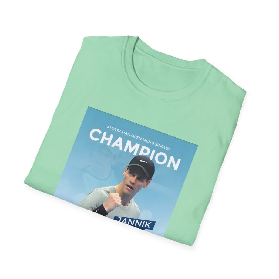 Jannik Sinner Australian Open Men's Singles Champion 2025 Unisex Softstyle T-Shirt