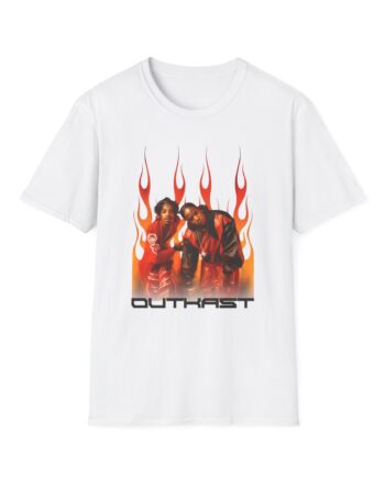Outkast Outkast Flames Unisex Softstyle T-shirt