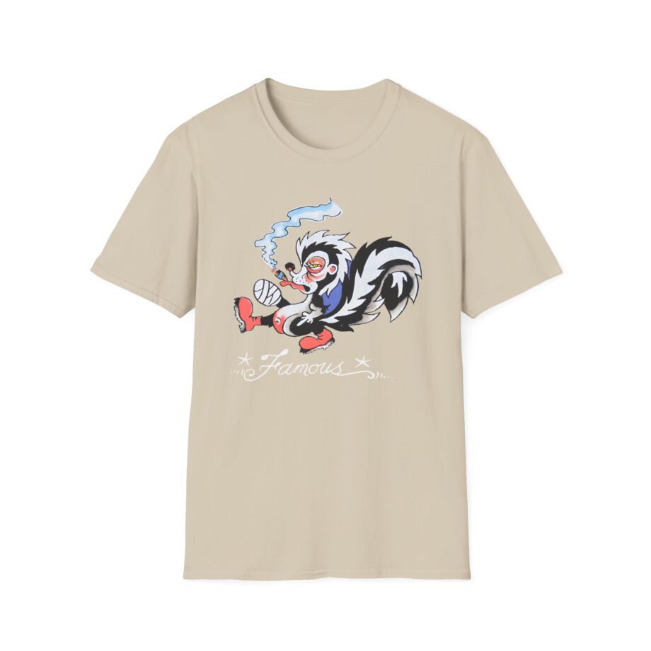 Kim Petras Famous Skunk Boxy Unisex Softstyle T-shirt