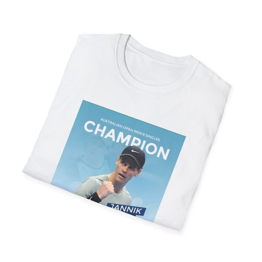 Jannik Sinner Australian Open Men's Singles Champion 2025 Unisex Softstyle T-Shirt