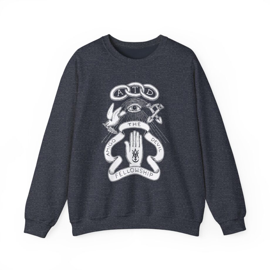 Amigo the Devil  Fellowship Unisex Heavy Blend Crewneck Sweatshirt