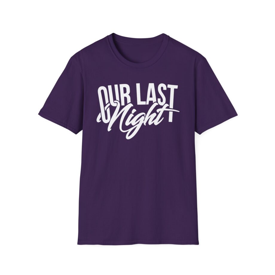 Our Last Night Script Unisex Softstyle T-shirt