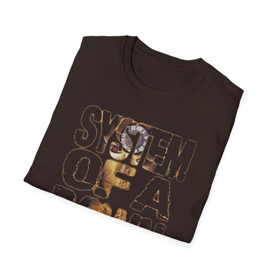 System of a Down Mezmerize Stacked Logo Unisex Softstyle T-Shirt