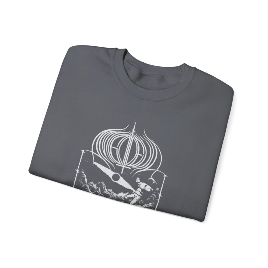Amigo the Devil  Heavens on Fire Unisex Heavy Blend Crewneck Sweatshirt