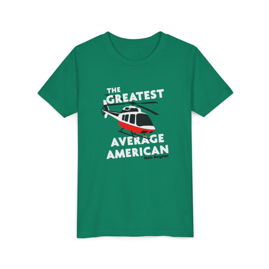 The Greatest Average American Nate Bargatze Youth Short Sleeve Tee