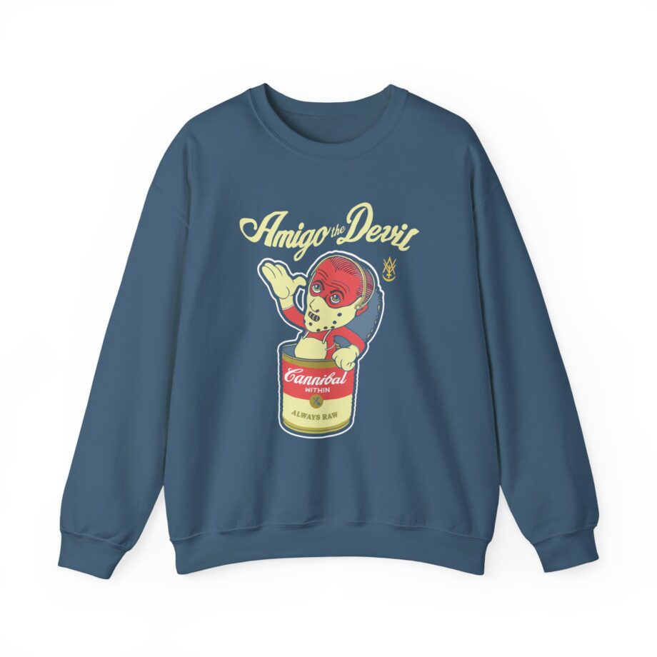 Amigo the Devil Canibal Within Unisex Heavy Blend Crewneck Sweatshirt