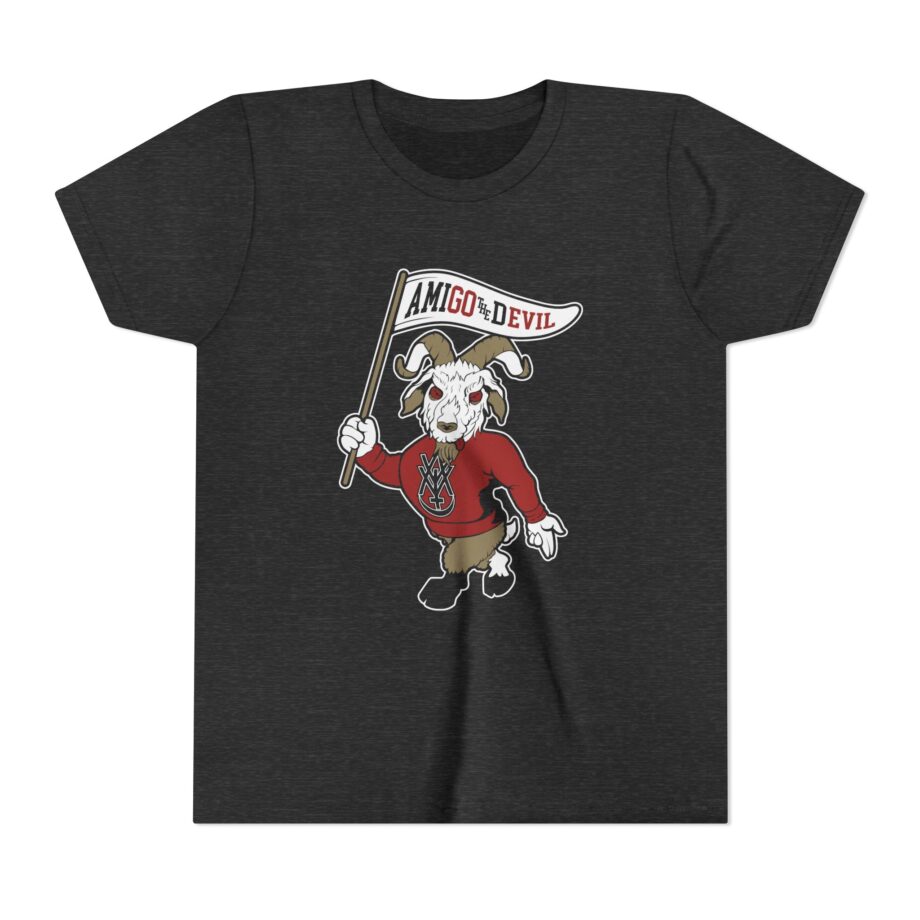 Amigo The Devil Go Evil Mascot Youth Short Sleeve Tee