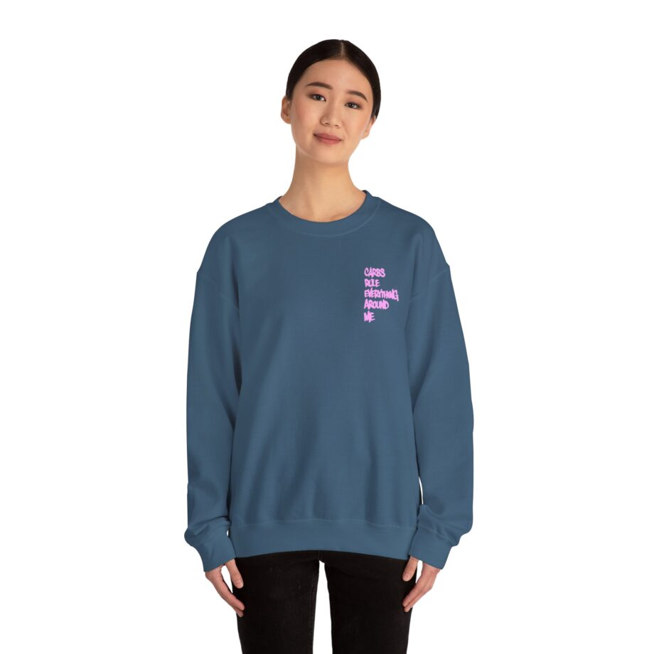 Method Man Carbs Rule Everything Around Me Unisex Heavy Blend Crewneck Sweatshirt