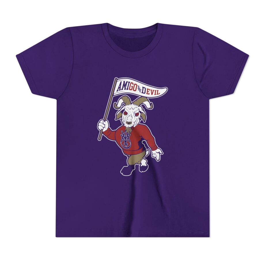 Amigo The Devil Go Evil Mascot Youth Short Sleeve Tee