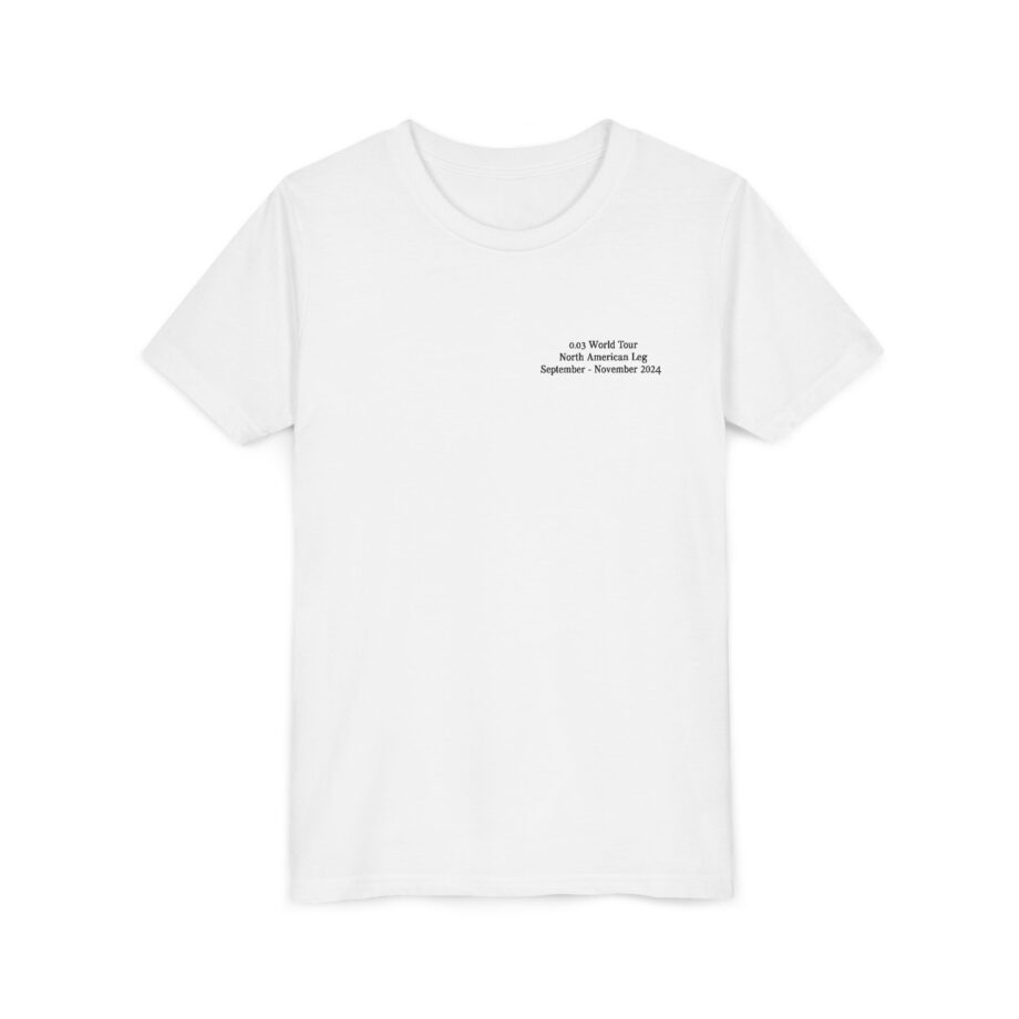 Wave to Earth 0.03 NA Tour  Youth Short Sleeve Tee