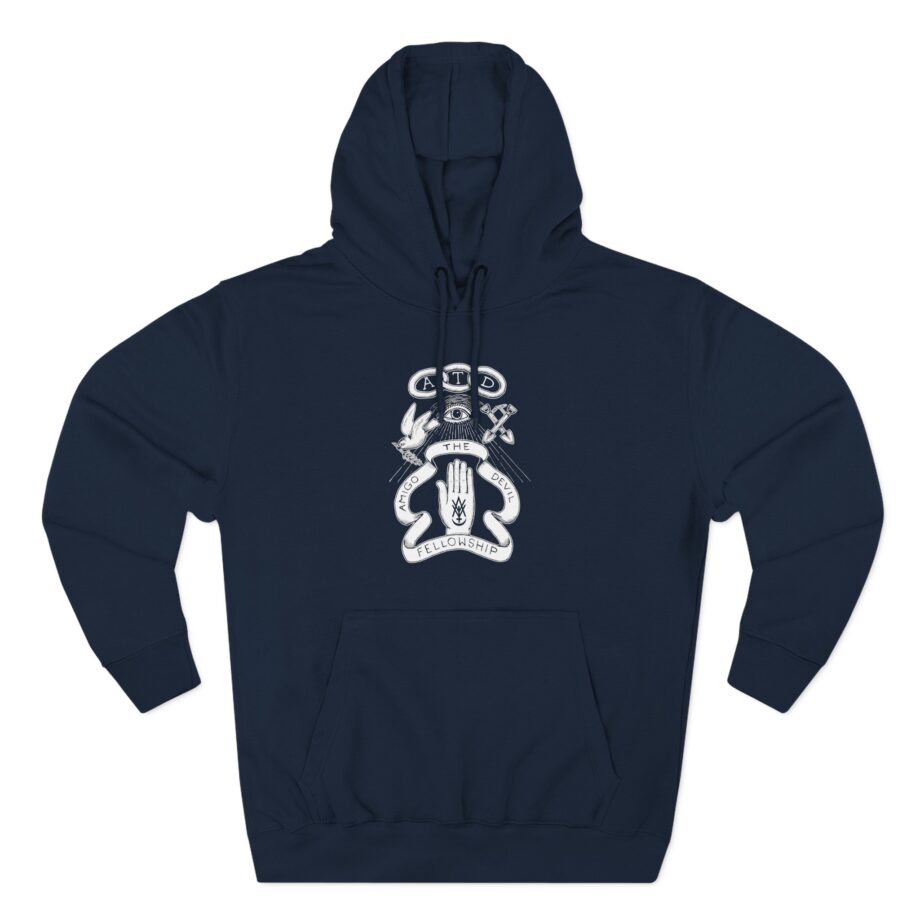 Amigo the Devil  Fellowship Three-Panel Fleece Hoodie