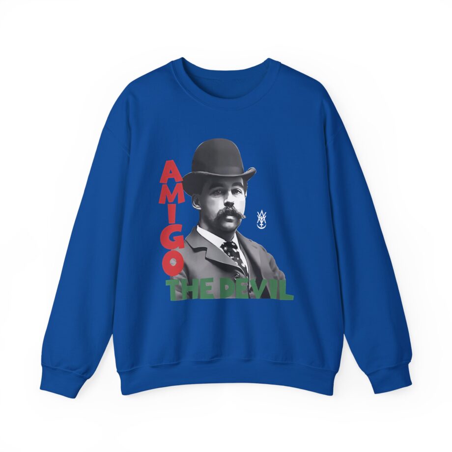 Amigo the Devil Elvis Holmes Calling Unisex Heavy Blend Crewneck Sweatshirt