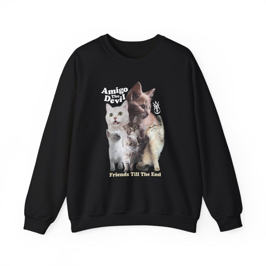 Amigo the Devil  Too Many Puppies Unisex Heavy Blend Crewneck Sweatshirt