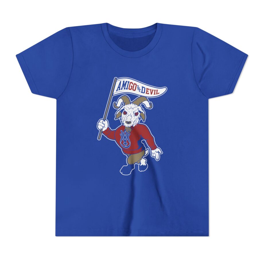 Amigo The Devil Go Evil Mascot Youth Short Sleeve Tee