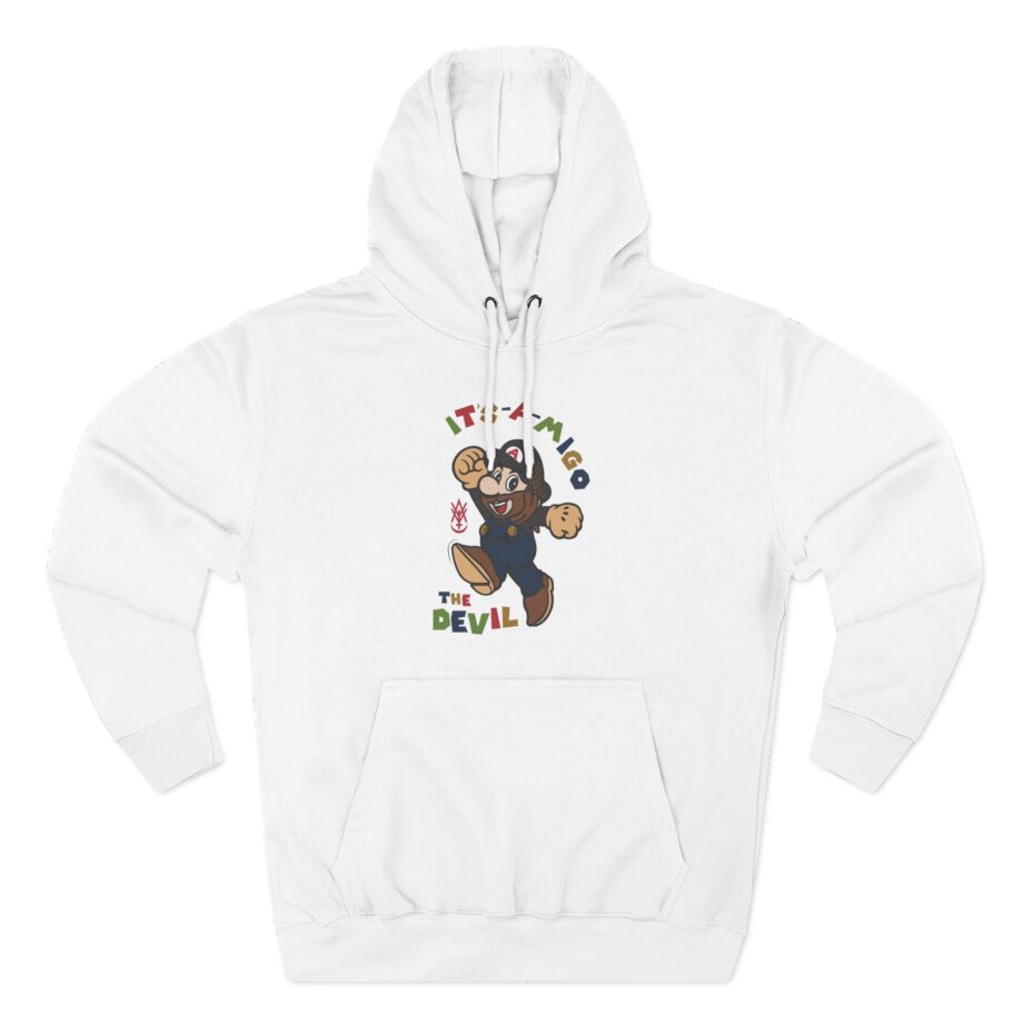 ITS-A-MIGO the Devil Three-Panel Fleece Hoodie